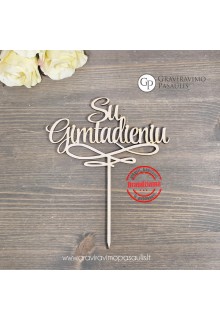 Dekoracija "Su gimtadieniu."
